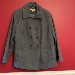 Double breasted pea coat